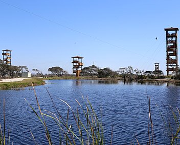 Gulf Adventure Center Zipline Tower